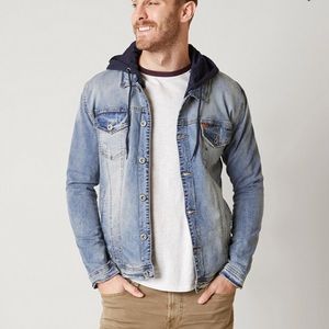 Departwest men’s walker denim stretch jacket small